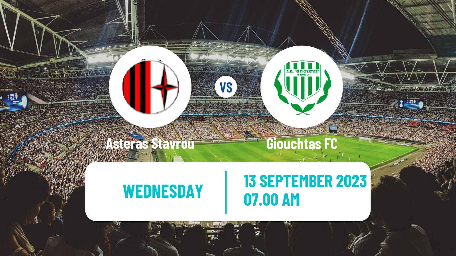 Soccer Greek Cup Asteras Stavrou - Giouchtas