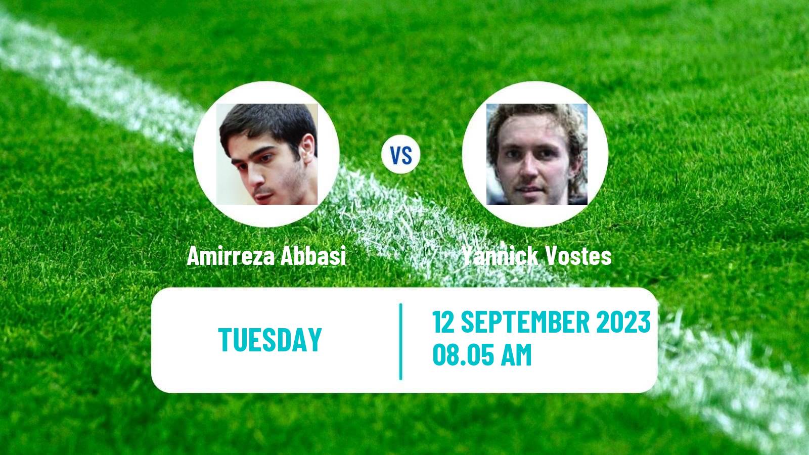 Table tennis Challenger Series Men Amirreza Abbasi - Yannick Vostes