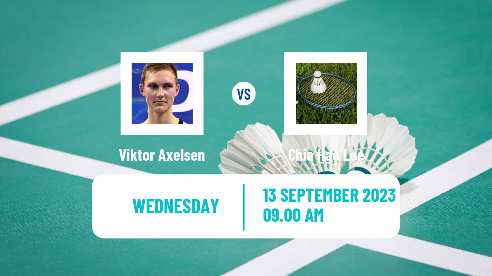 Badminton BWF World Tour Hong Kong Open Men Viktor Axelsen - Chia Hao Lee