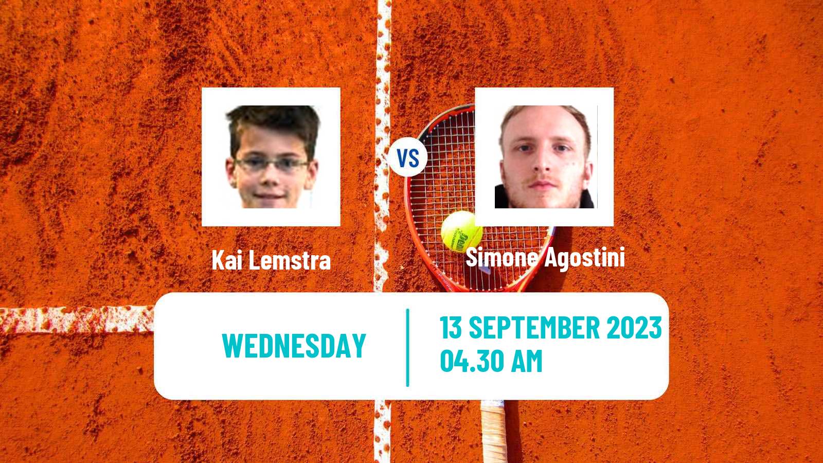 Tennis ITF M15 Satu Mare Men Kai Lemstra - Simone Agostini