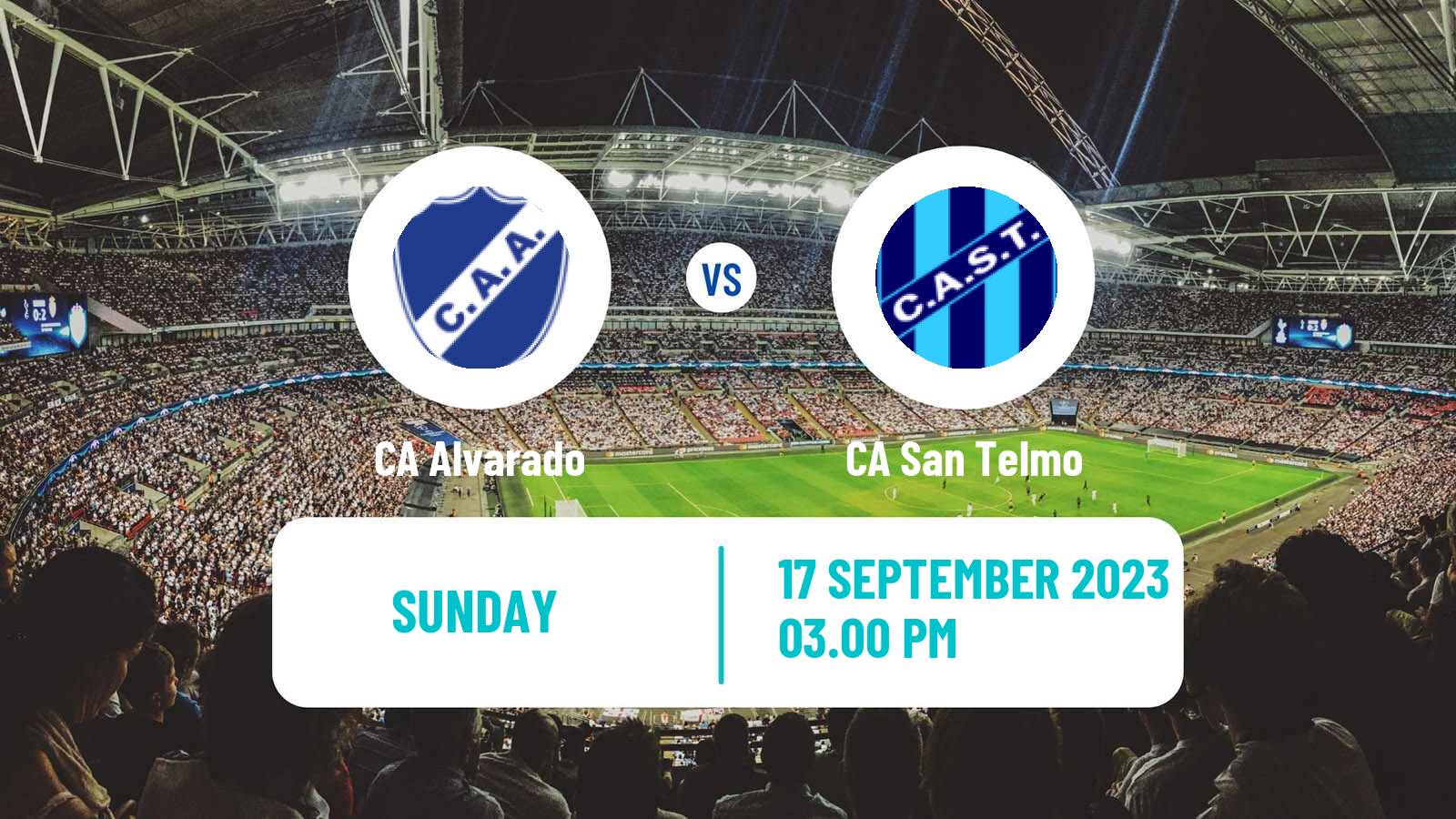 Soccer Argentinian Primera Nacional Alvarado - San Telmo