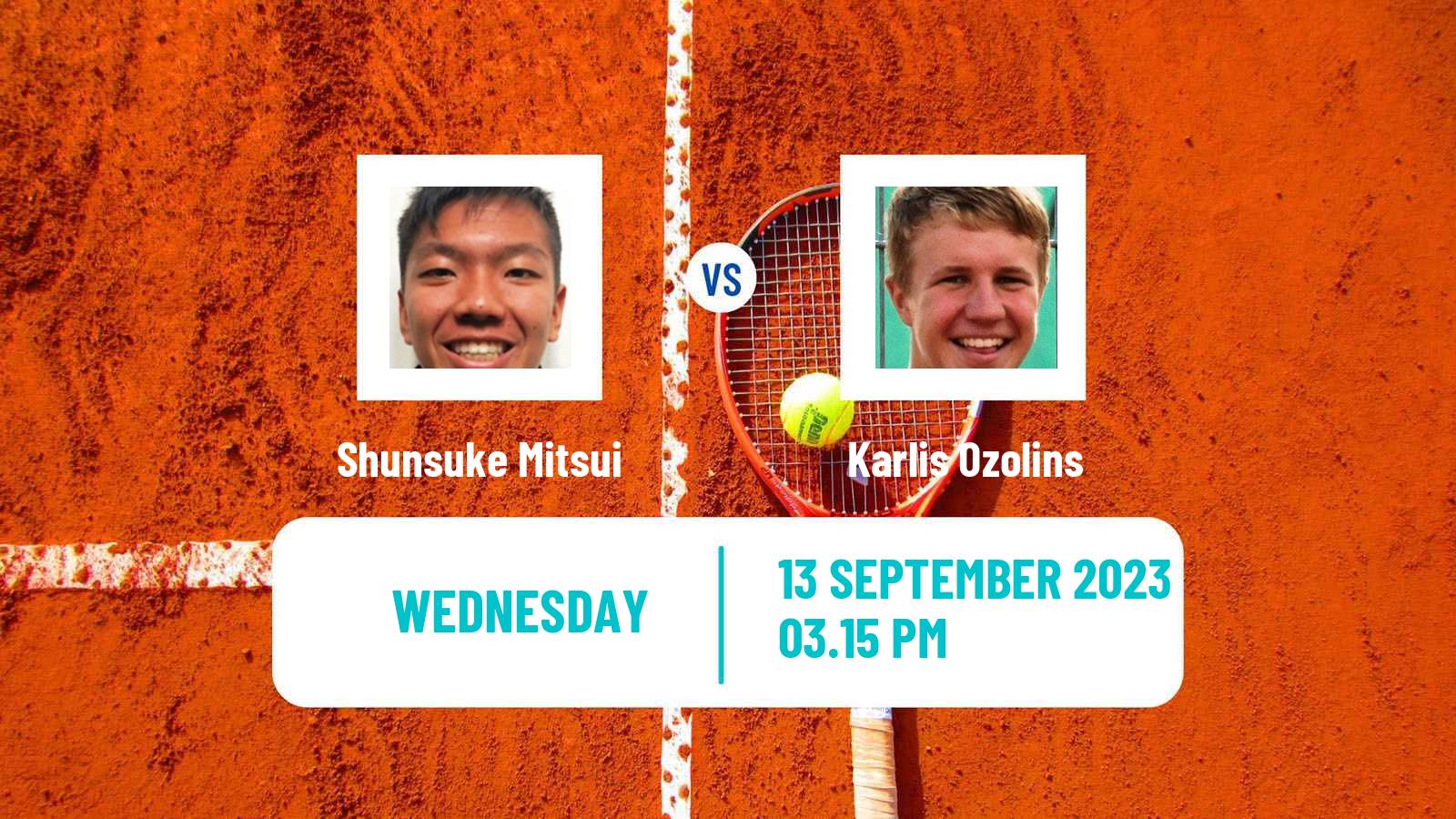 Tennis ITF M15 Champaign Il Men Shunsuke Mitsui - Karlis Ozolins