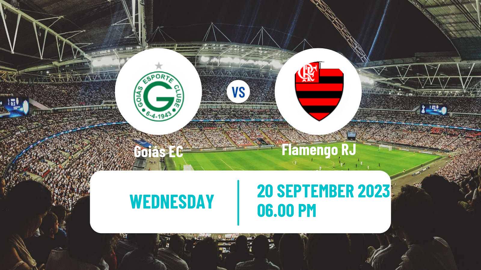 Soccer Brazilian Serie A Goiás - Flamengo