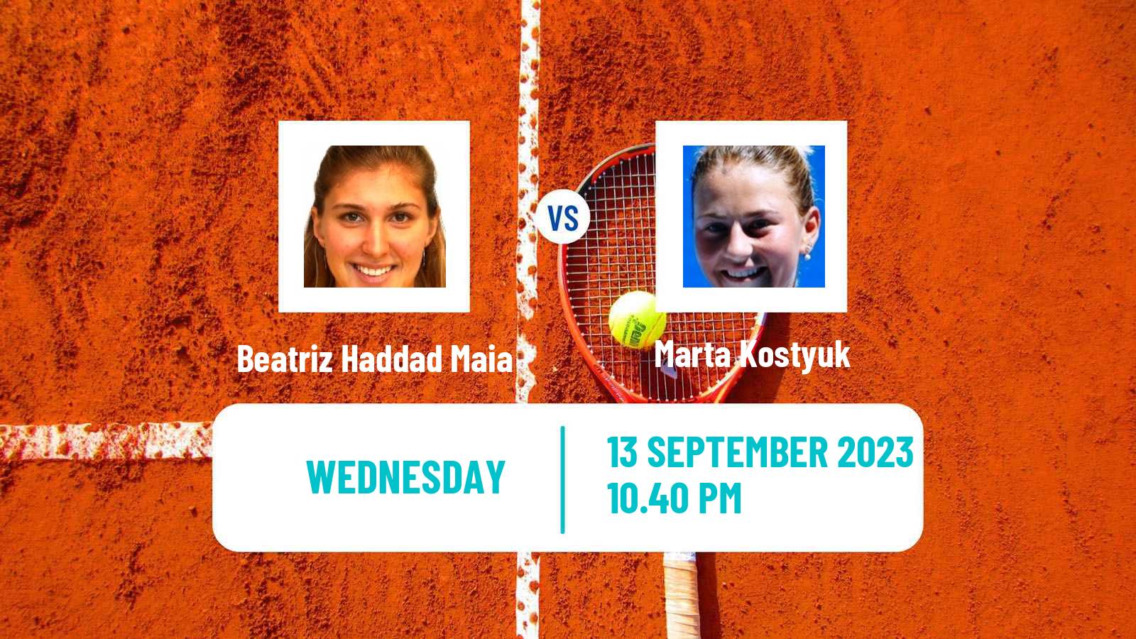 Tennis WTA San Diego Beatriz Haddad Maia - Marta Kostyuk