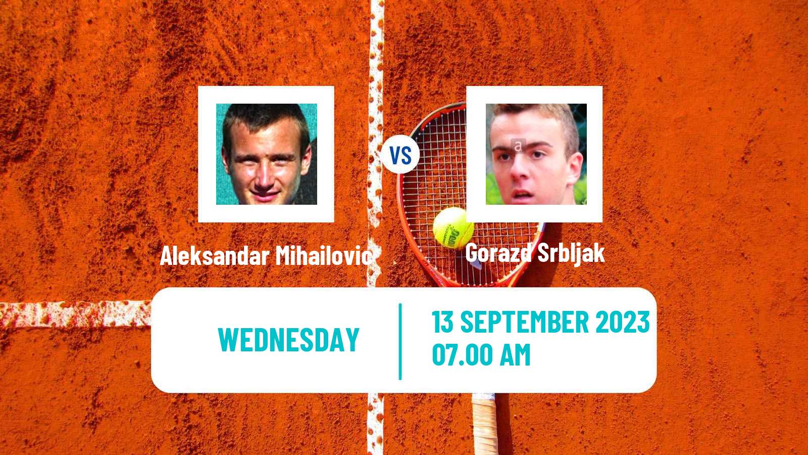 Tennis ITF M15 Kursumlijska Banja 8 Men Aleksandar Mihailovic - Gorazd Srbljak