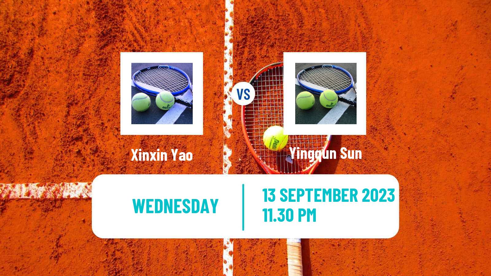 Tennis ITF W25 Guiyang Women Xinxin Yao - Yingqun Sun