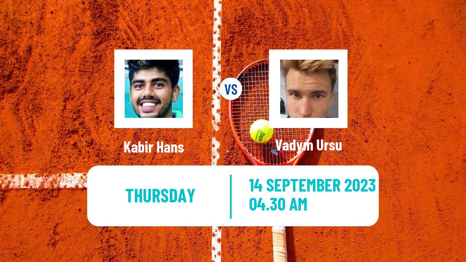 Tennis ITF M25 Kigali 2 Men Kabir Hans - Vadym Ursu