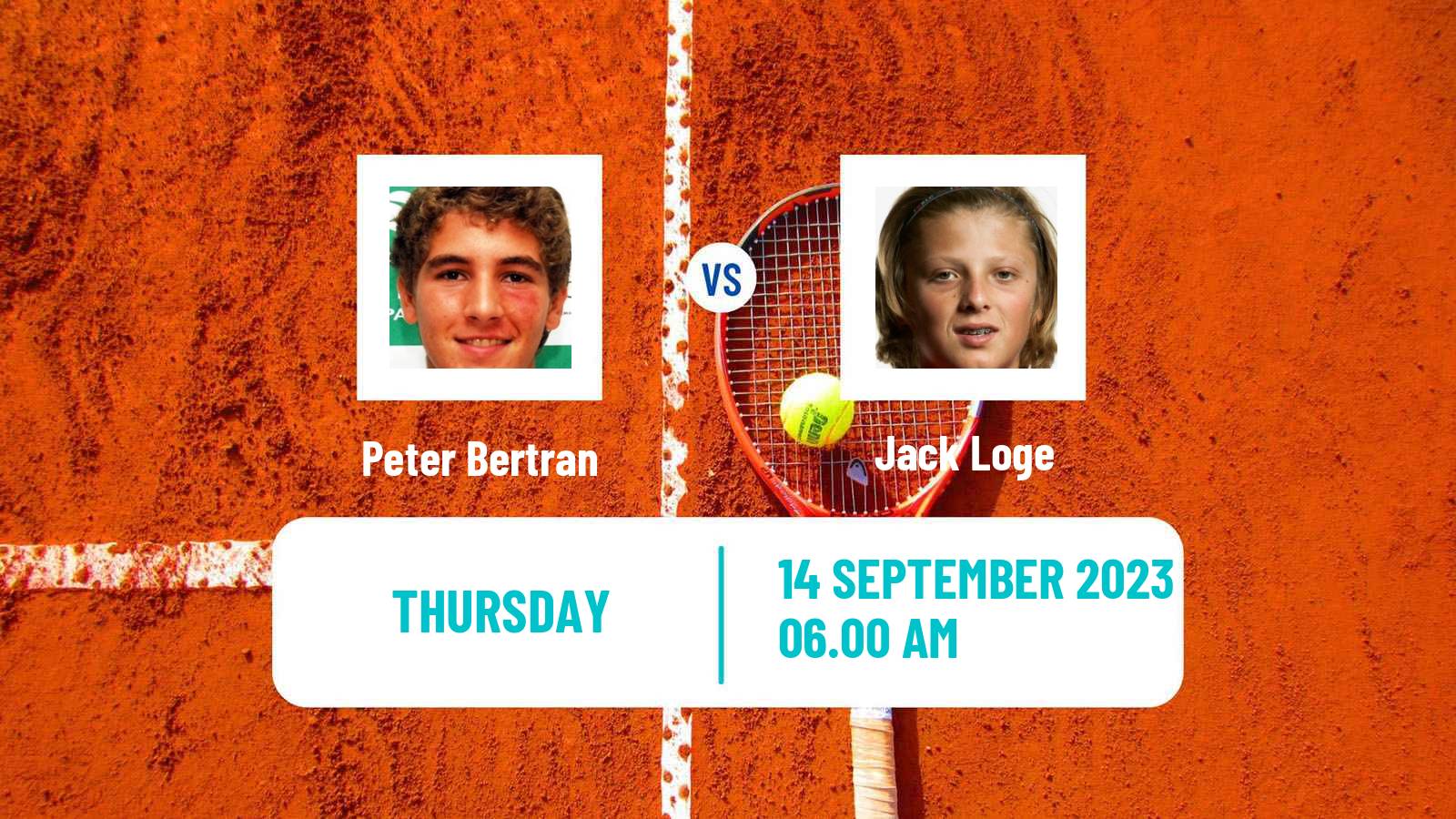Tennis ITF M15 Monastir 37 Men Peter Bertran - Jack Loge