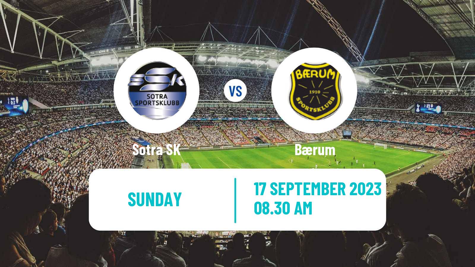 Soccer Norwegian Division 2 - Group 2 Sotra - Bærum