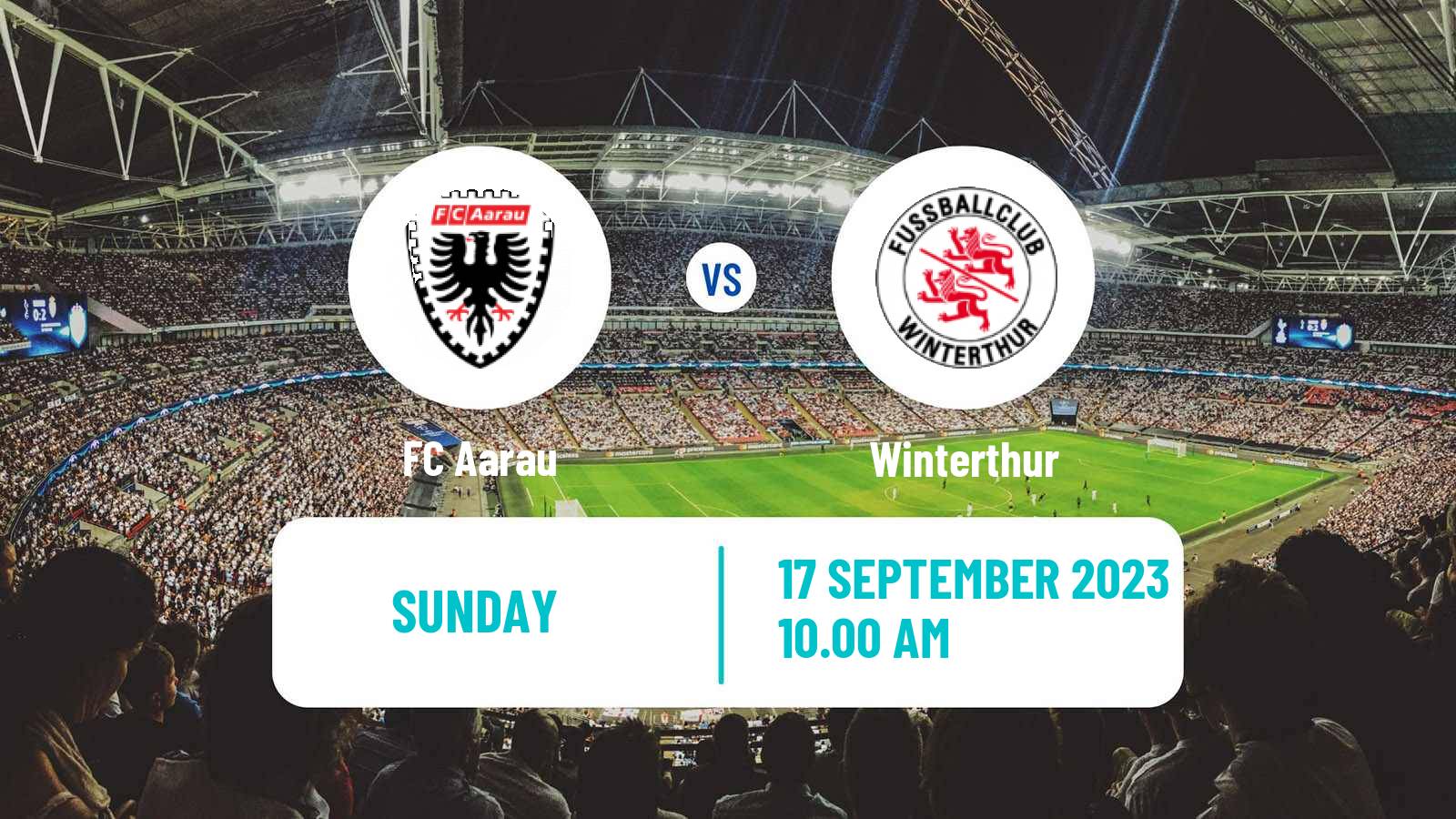 Soccer Swiss Cup Aarau - Winterthur