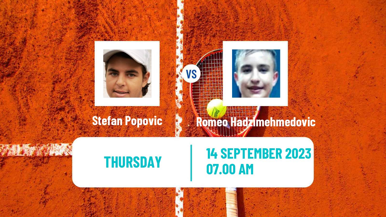 Tennis ITF M15 Kursumlijska Banja 8 Men Stefan Popovic - Romeo Hadzimehmedovic