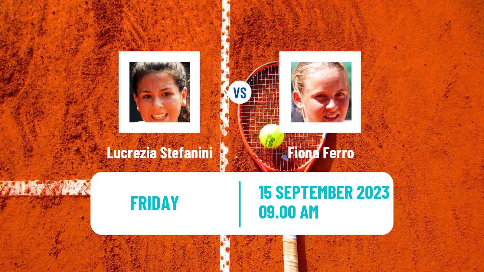 Tennis ITF W80 Le Neubourg Women Lucrezia Stefanini - Fiona Ferro