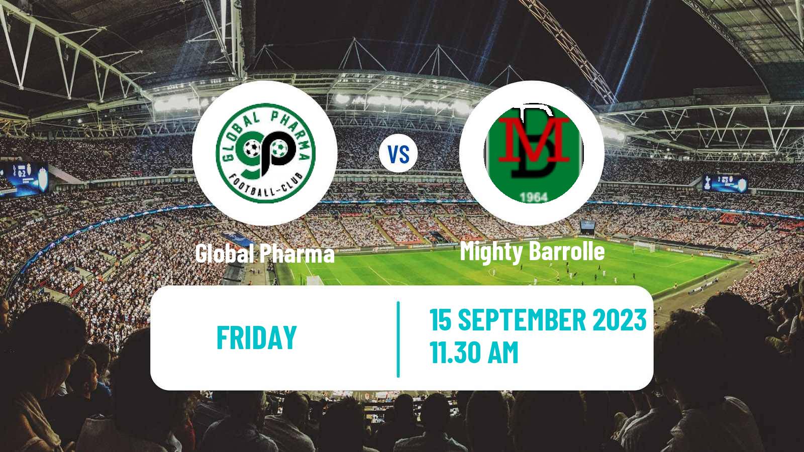 Soccer Liberian First Division Global Pharma - Mighty Barrolle