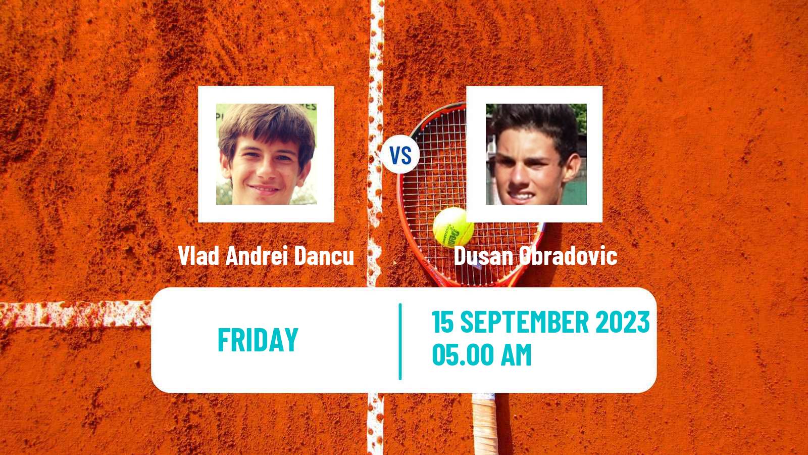 Tennis ITF M15 Kursumlijska Banja 8 Men Vlad Andrei Dancu - Dusan Obradovic