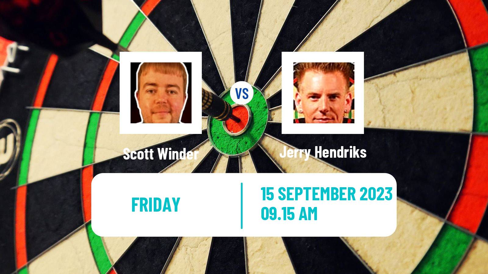 Darts Modus Super Series Scott Winder - Jerry Hendriks