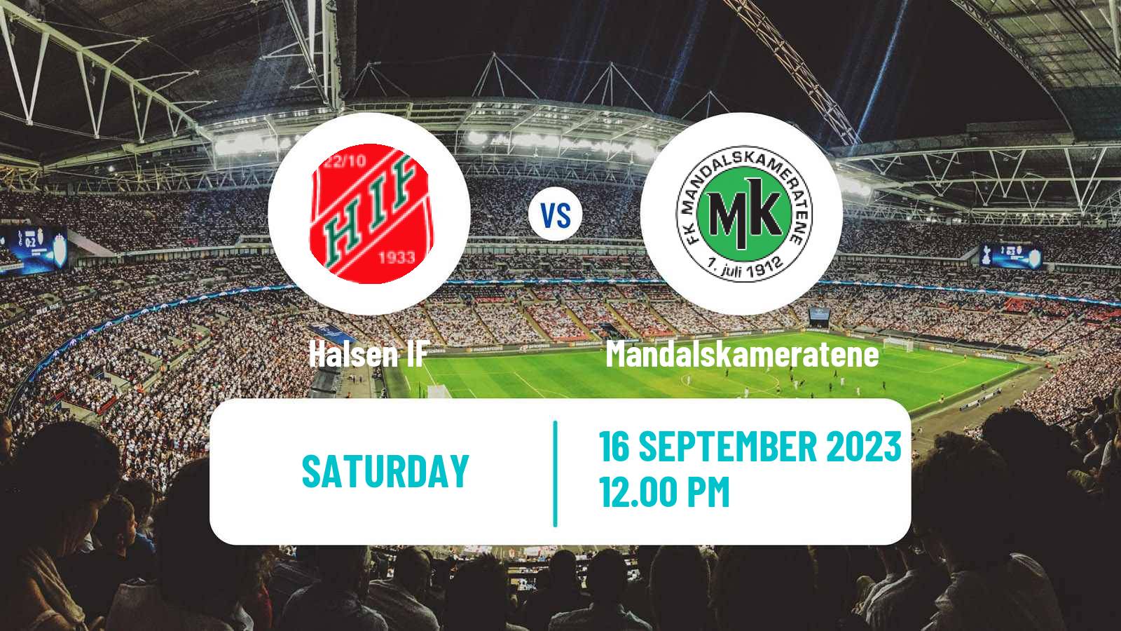 Soccer Norwegian Division 3 - Group 4 Halsen - Mandalskameratene