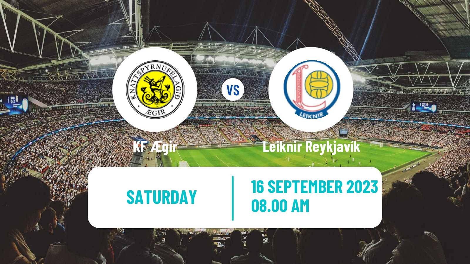 Soccer Icelandic Lengjudeildin Ægir - Leiknir Reykjavík