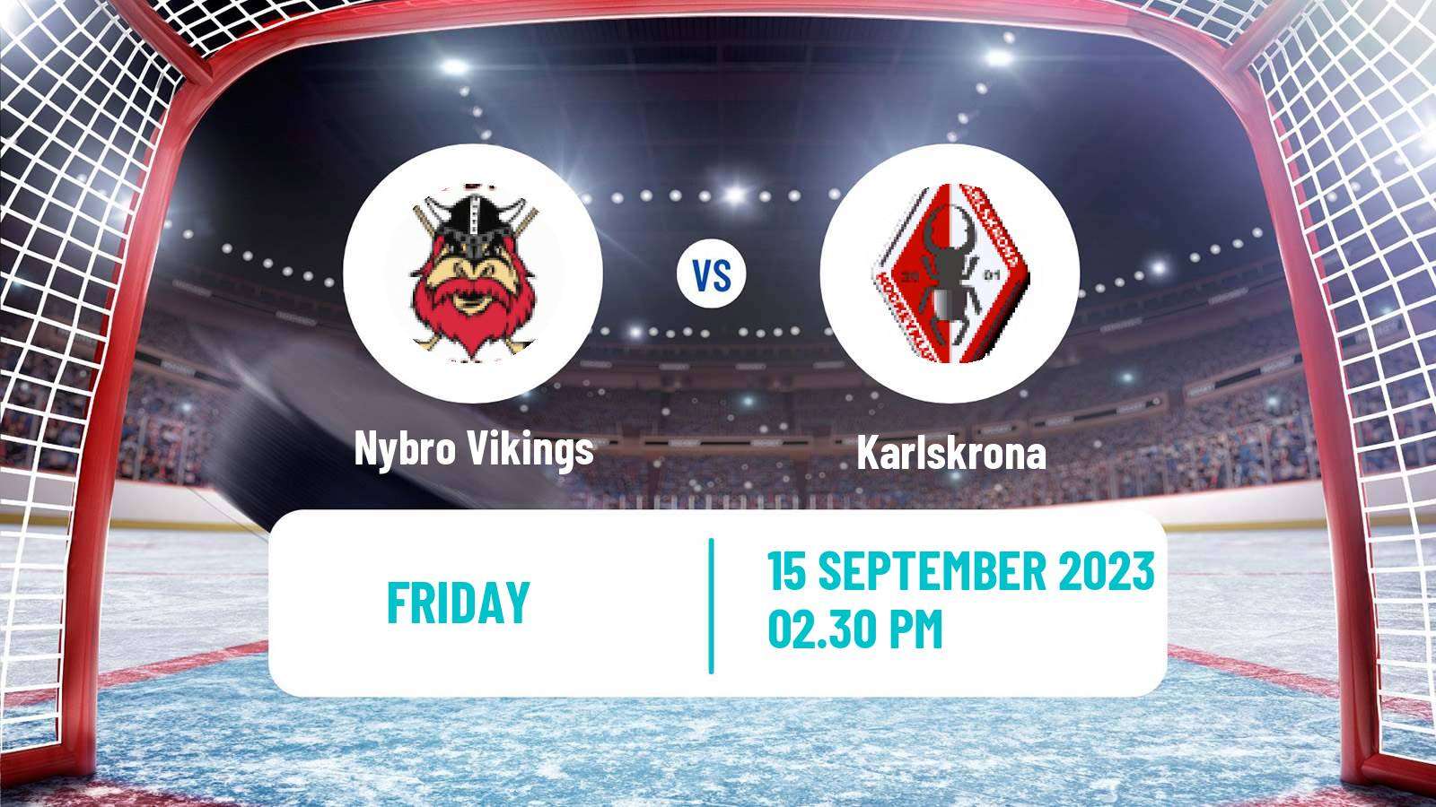 Hockey Club Friendly Ice Hockey Nybro Vikings - Karlskrona