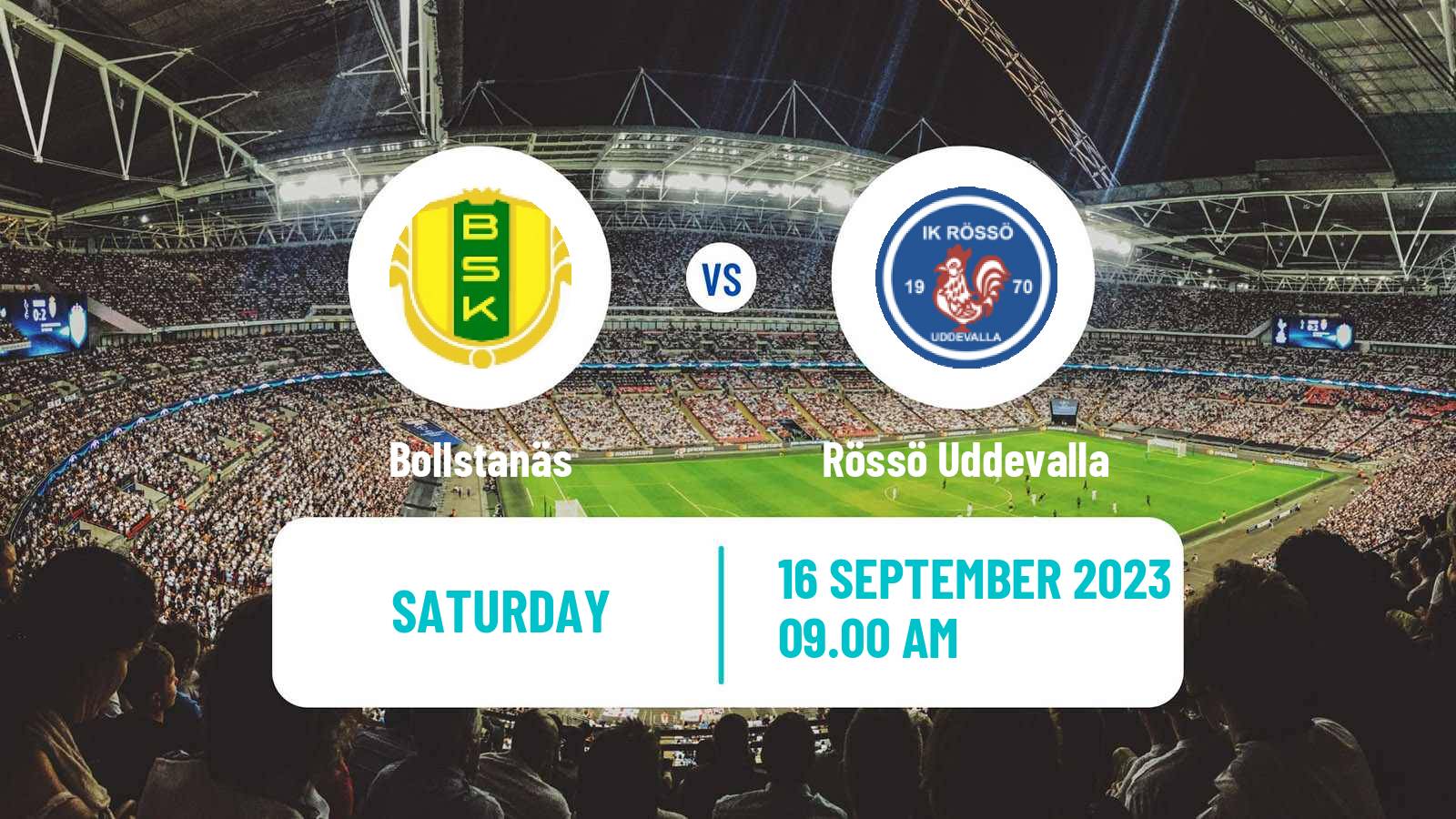 Soccer Swedish Elitettan Women Bollstanäs - Rössö Uddevalla