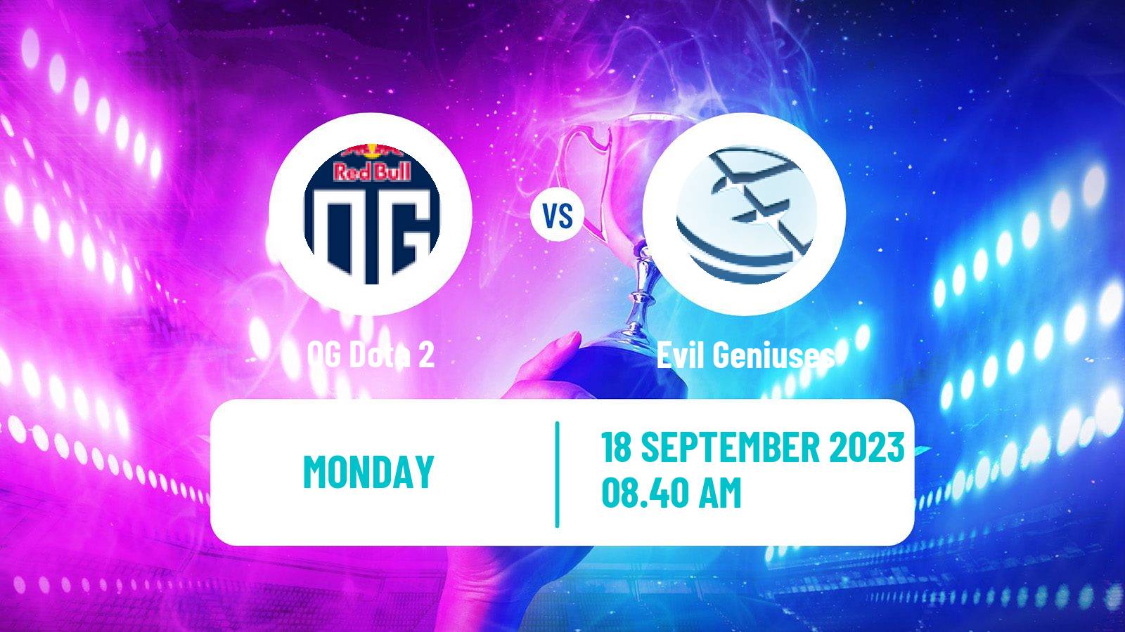Esports Dota 2 Dreamleague Season 21 OG - Evil Geniuses