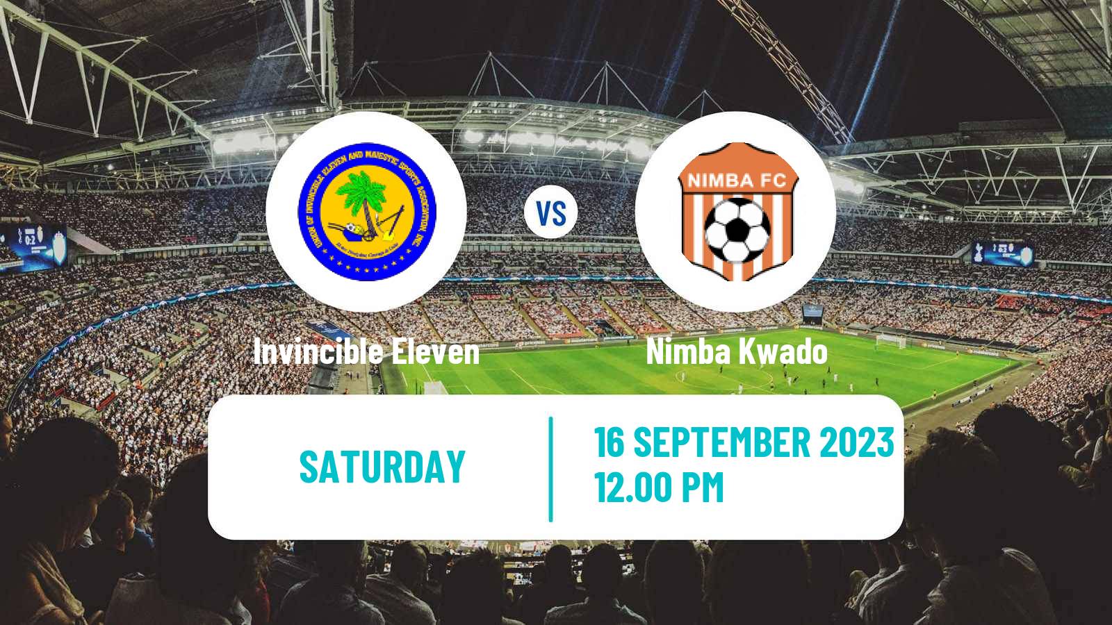 Soccer Liberian First Division Invincible Eleven - Nimba Kwado