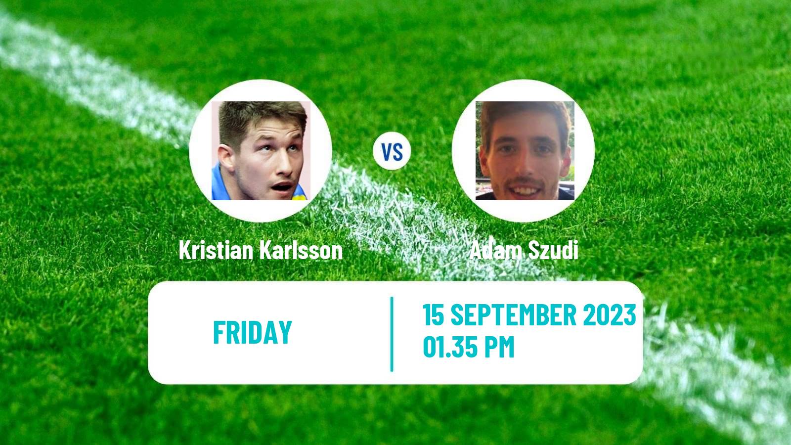 Table tennis European Championships Teams Men Kristian Karlsson - Adam Szudi