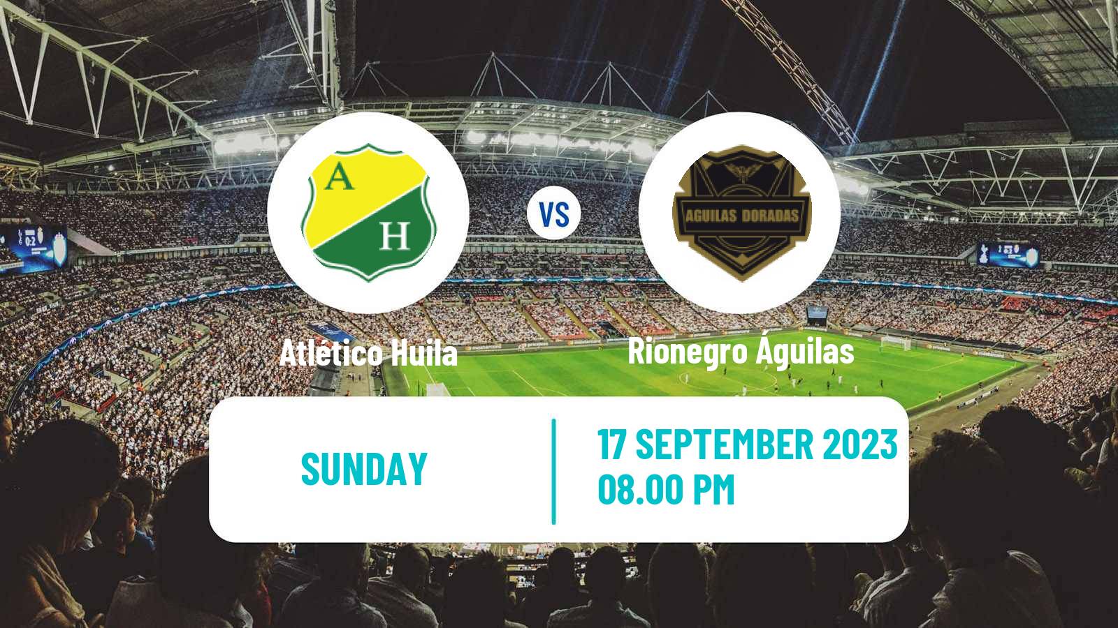 Soccer Colombian Primera A Atlético Huila - Rionegro Águilas