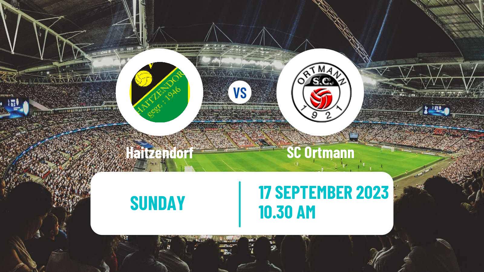 Soccer Austrian Landesliga Niederosterreich Haitzendorf - Ortmann