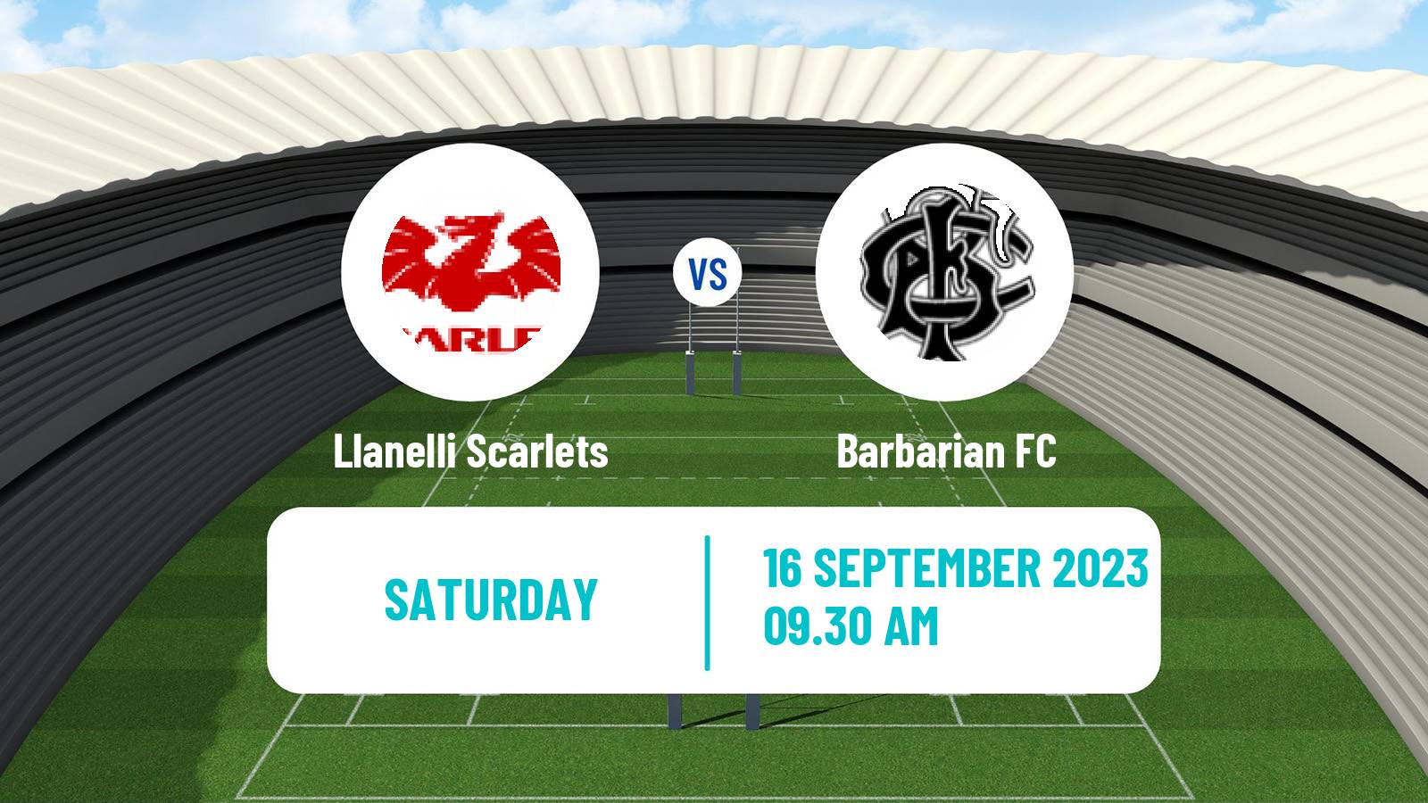 Rugby union Club Friendly Rugby Union Llanelli Scarlets - Barbarian