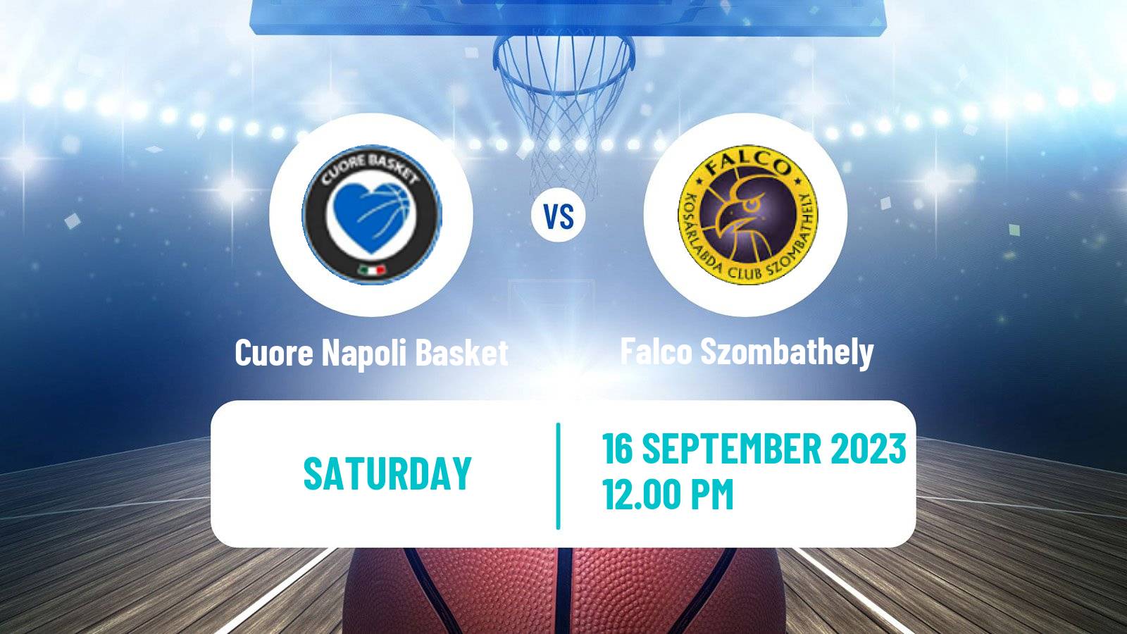 Basketball Club Friendly Basketball Napoli Basket - Falco Szombathely