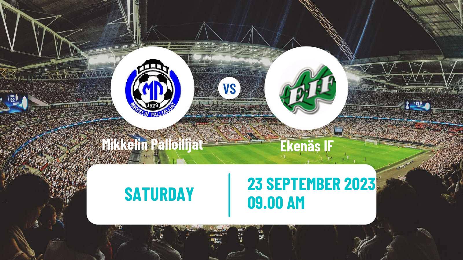 Soccer Finnish Ykkonen Mikkelin Palloilijat - Ekenäs