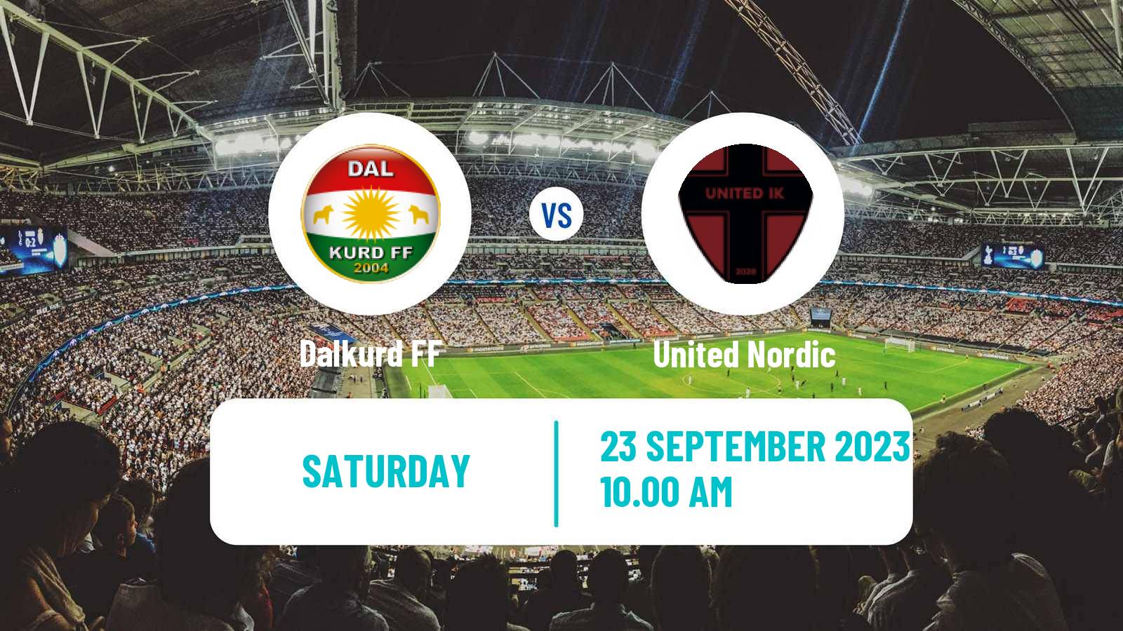 Soccer Swedish Division 1 Norra Dalkurd - United Nordic