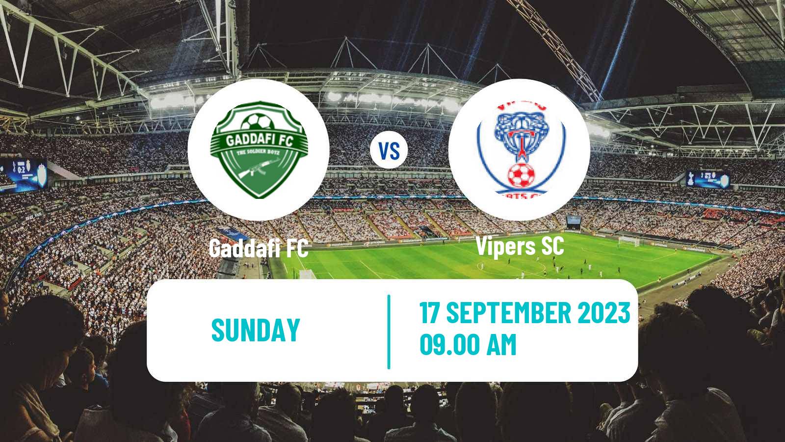 Soccer Ugandan Super League Gaddafi - Vipers