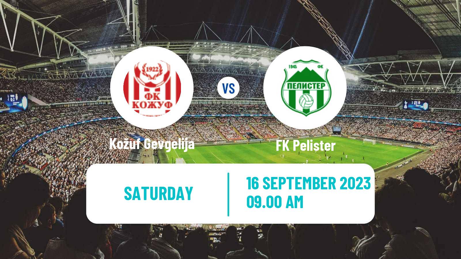 Soccer North Macedonian 2 MFL Kožuf Gevgelija - Pelister