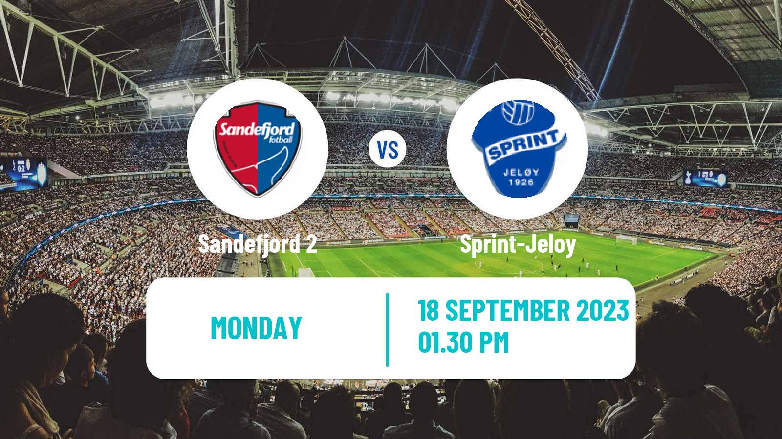 Soccer Norwegian Division 3 - Group 4 Sandefjord 2 - Sprint-Jeloy