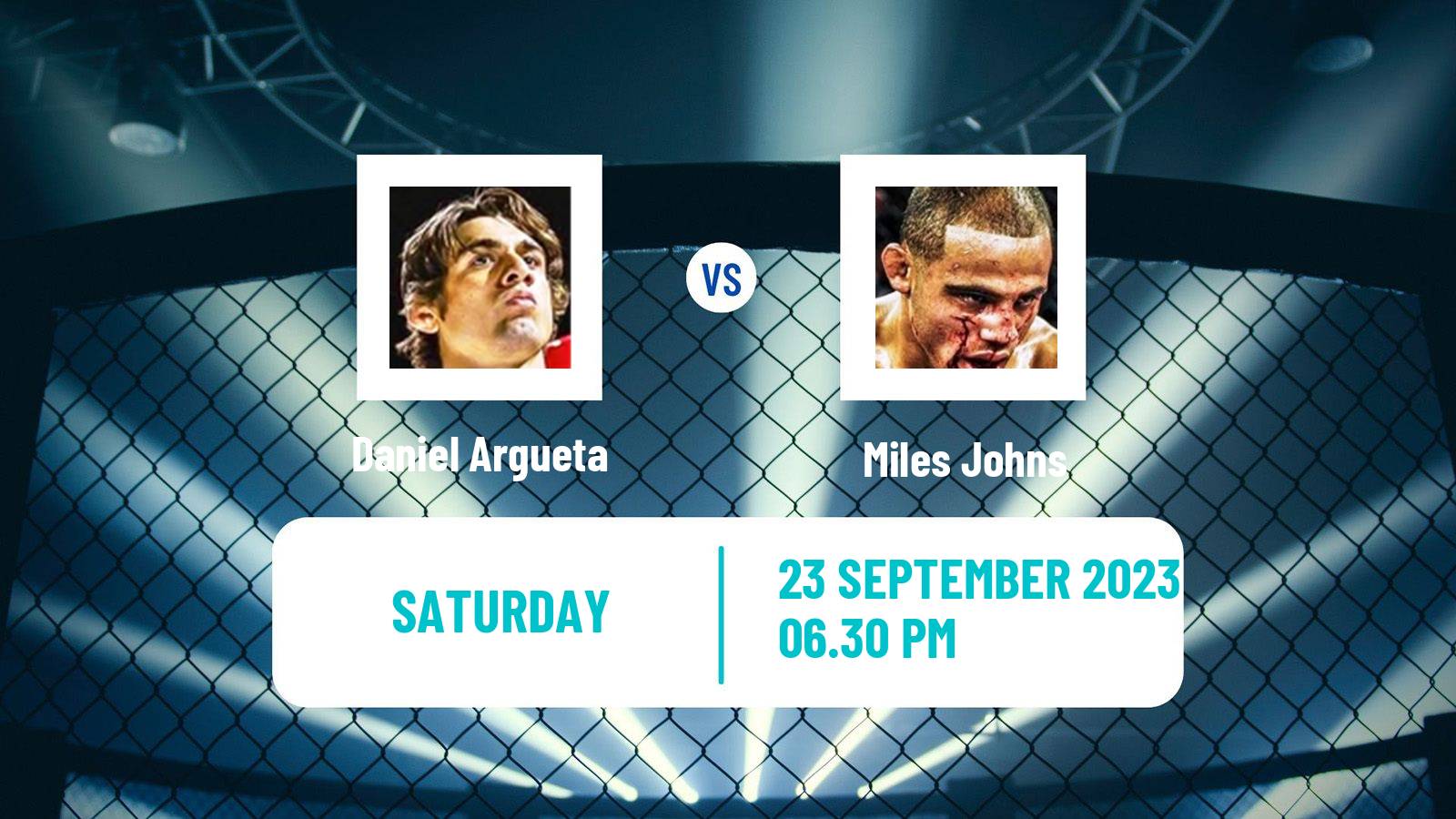 MMA Bantamweight UFC Men Daniel Argueta - Miles Johns