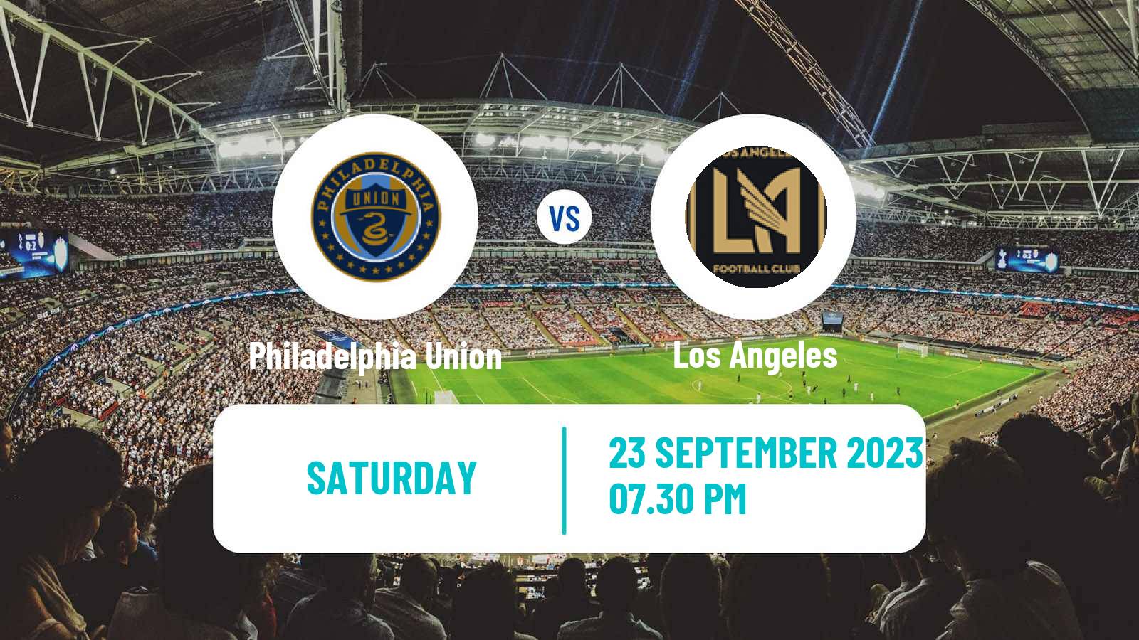 Soccer MLS Philadelphia Union - Los Angeles