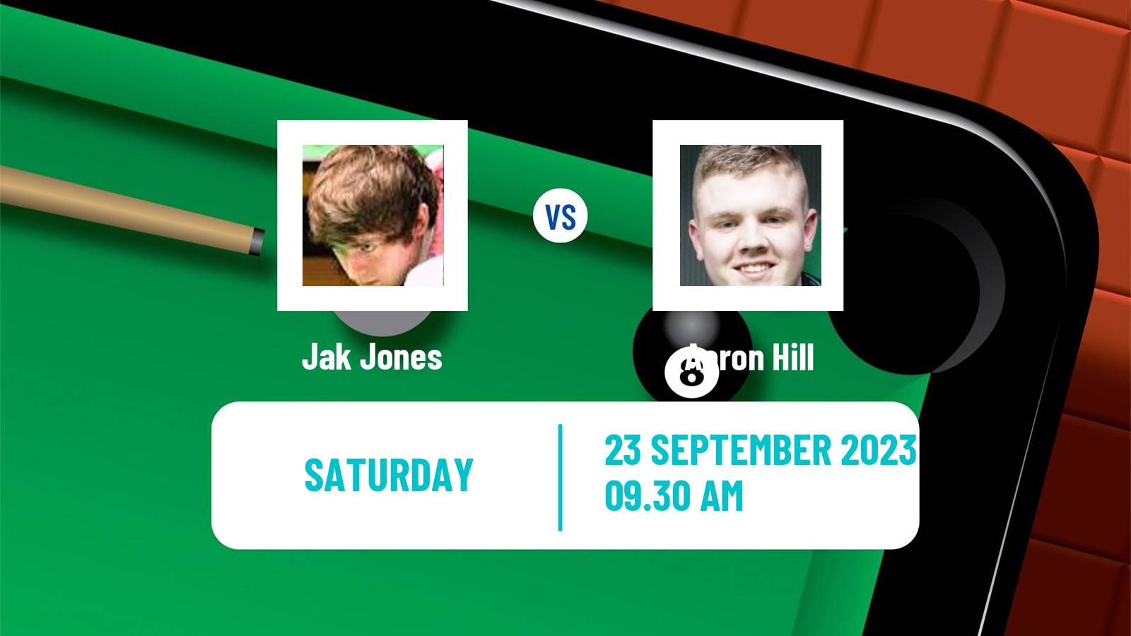 Snooker International Championship Jak Jones - Aaron Hill