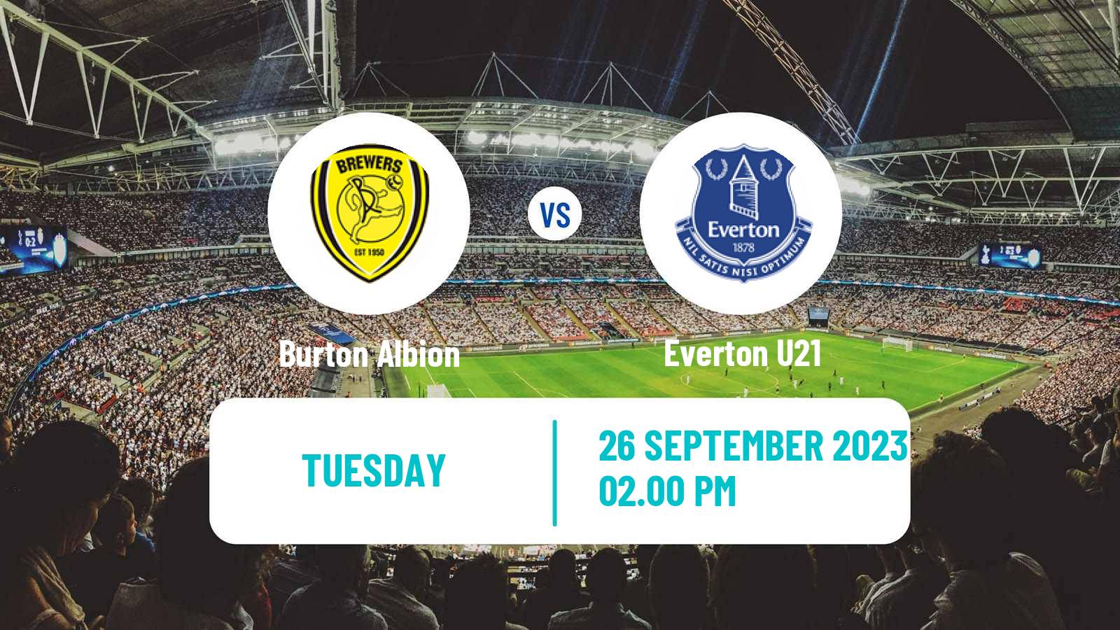 Soccer English EFL Trophy Burton Albion - Everton U21