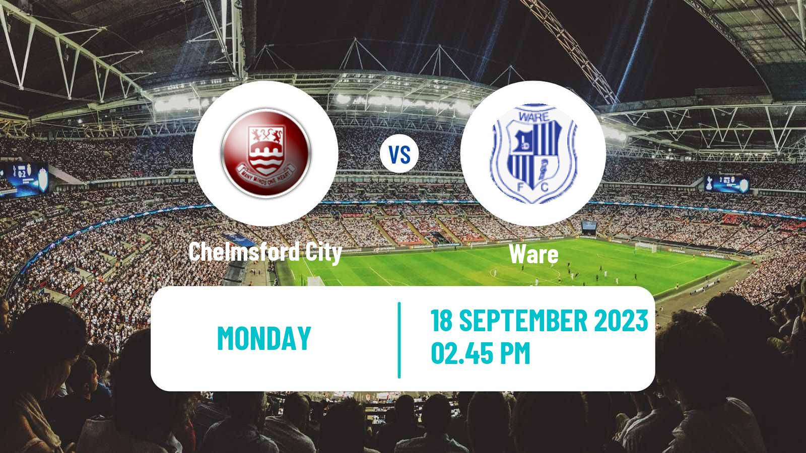 Soccer English FA Cup Chelmsford City - Ware