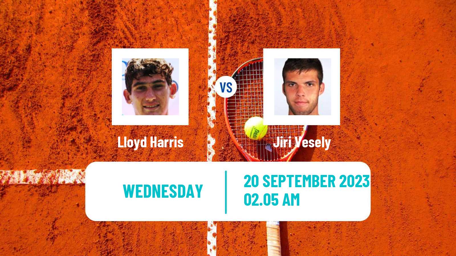 Tennis ATP Zhuhai Lloyd Harris - Jiri Vesely