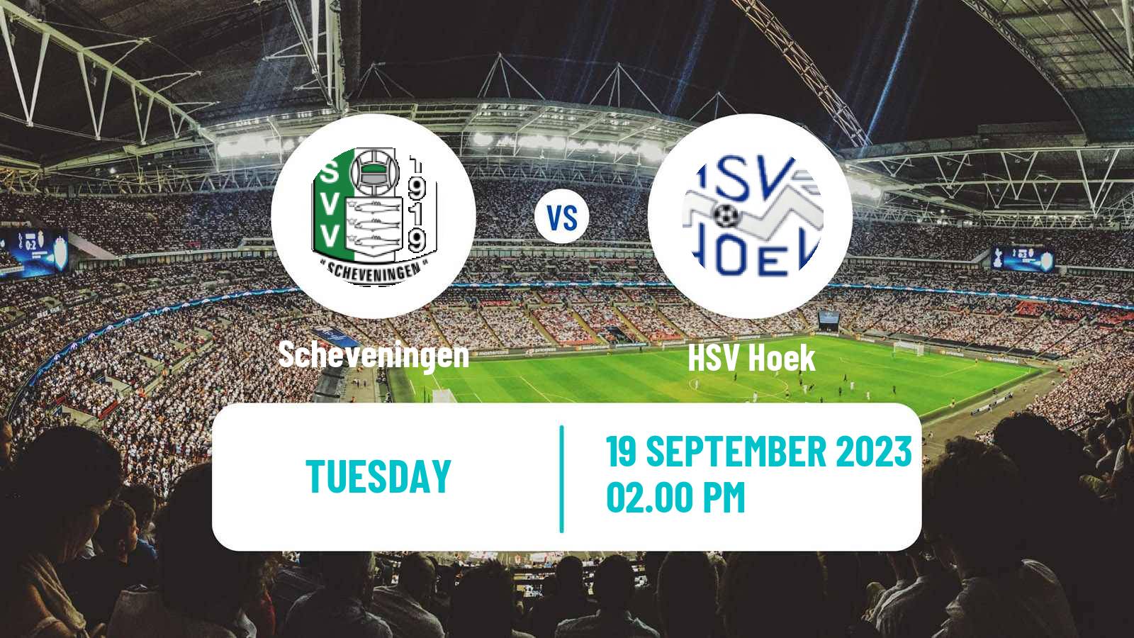 Soccer Dutch KNVB Beker Scheveningen - HSV Hoek