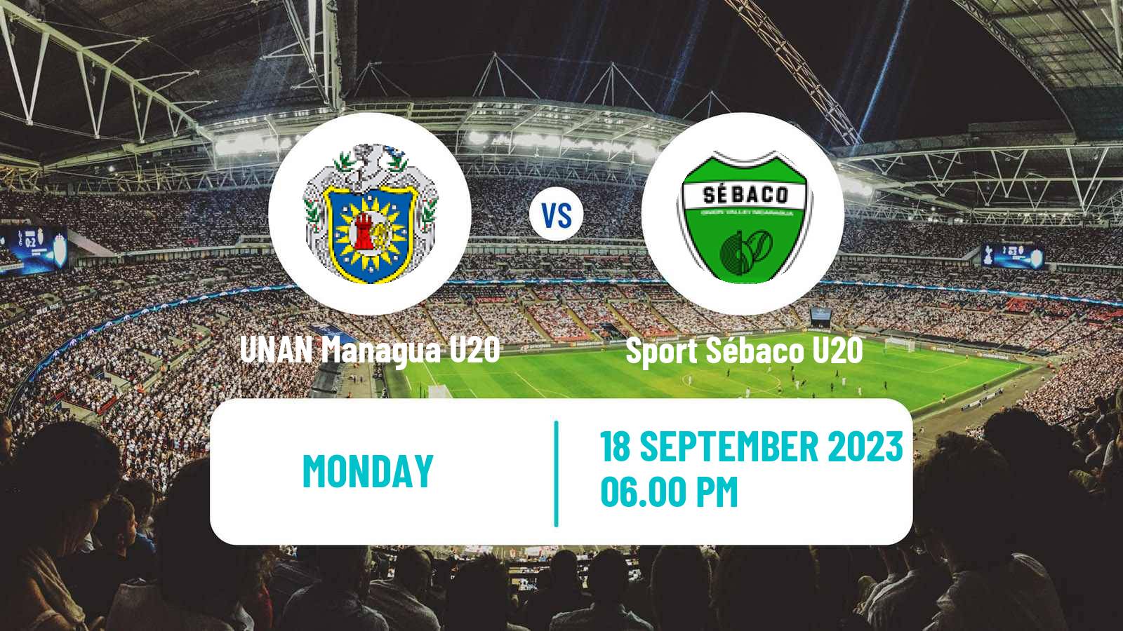 Football Nicaraguan Liga Primera U20 UNAN Managua U20 - Sport Sébaco U20
