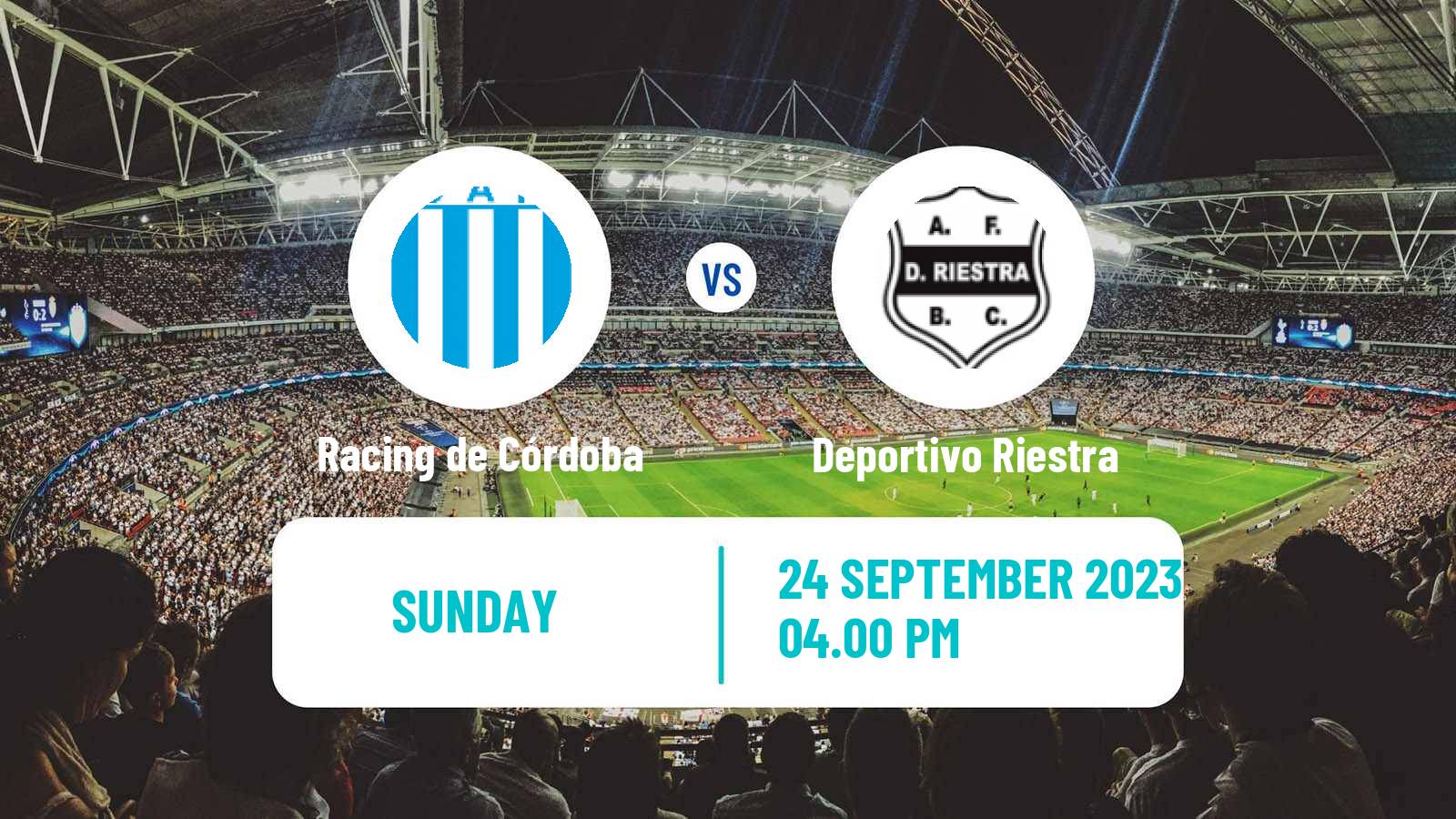 Soccer Argentinian Primera Nacional Racing de Córdoba - Deportivo Riestra