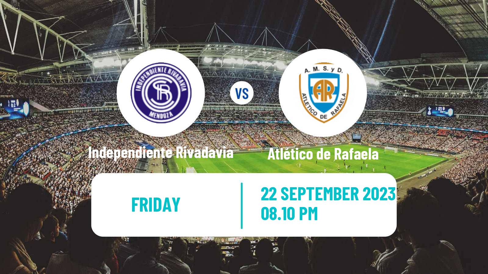 Soccer Argentinian Primera Nacional Independiente Rivadavia - Atlético de Rafaela