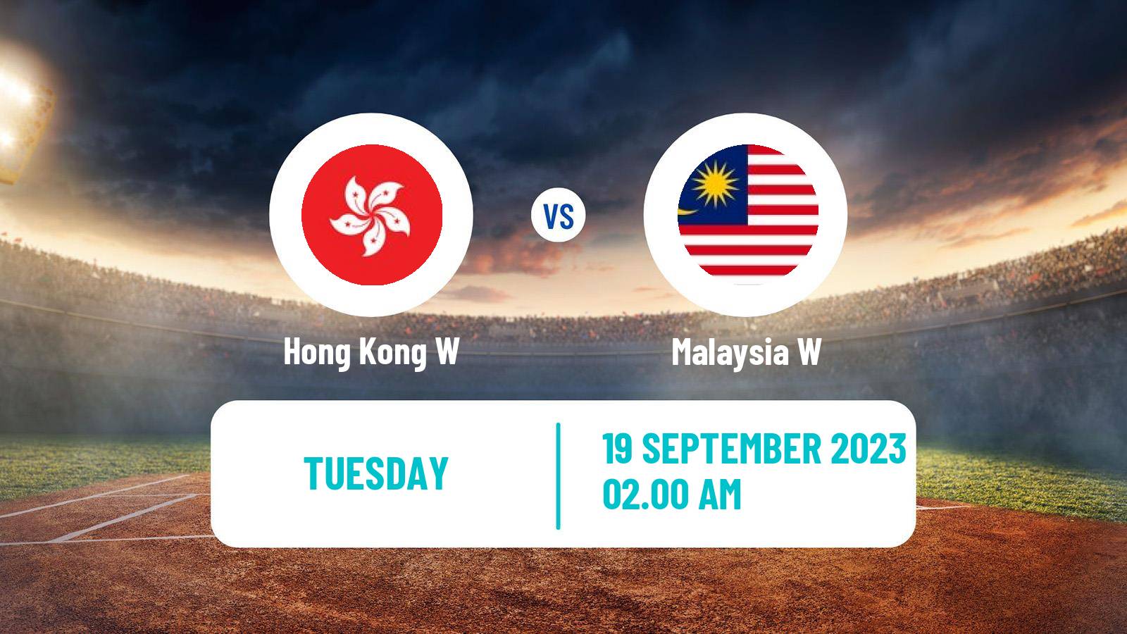 Cricket Asian Games Cricket Women Hong Kong W - Malaysia W