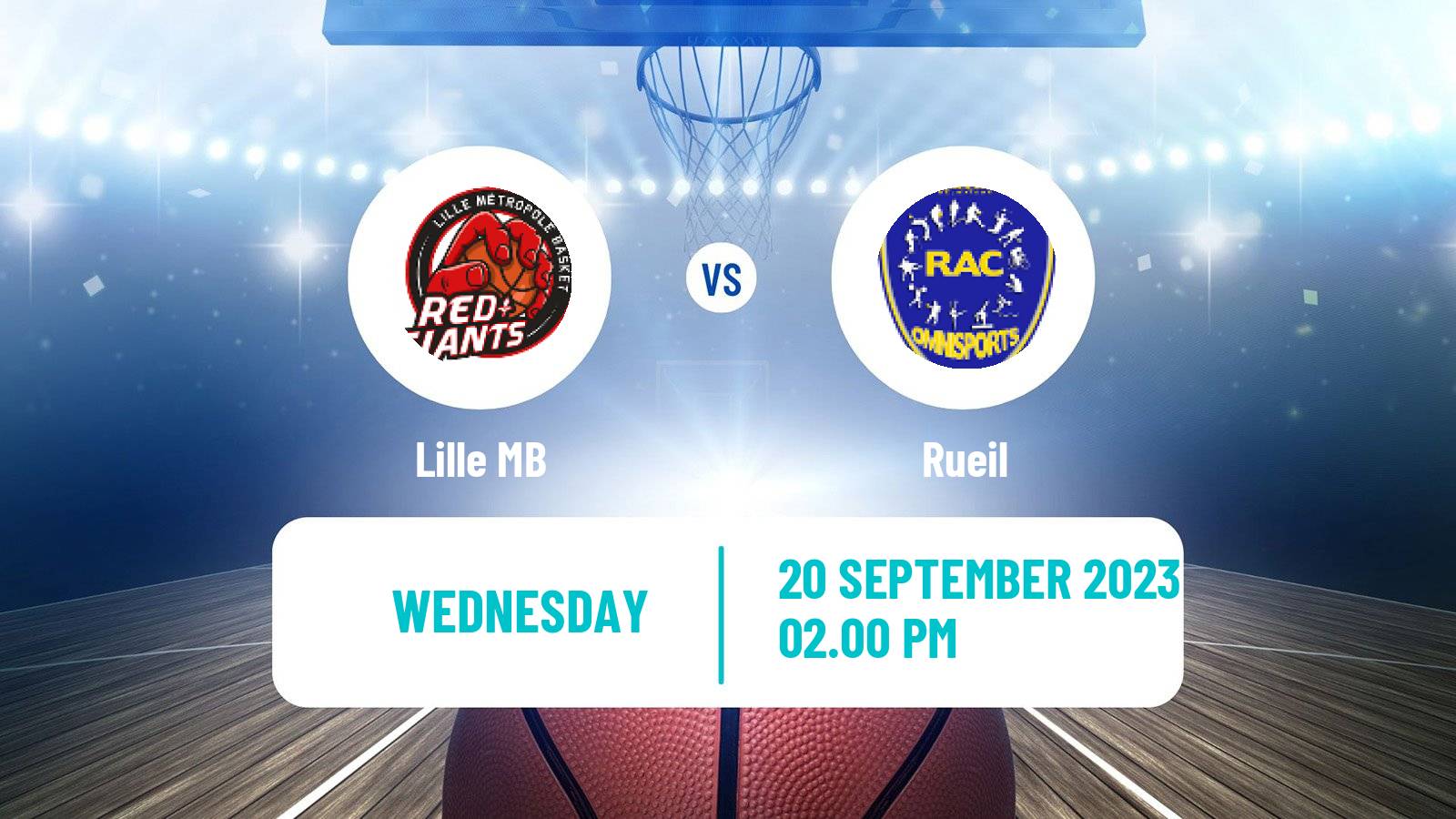Basketball French Cup Basketball Lille MB - Rueil