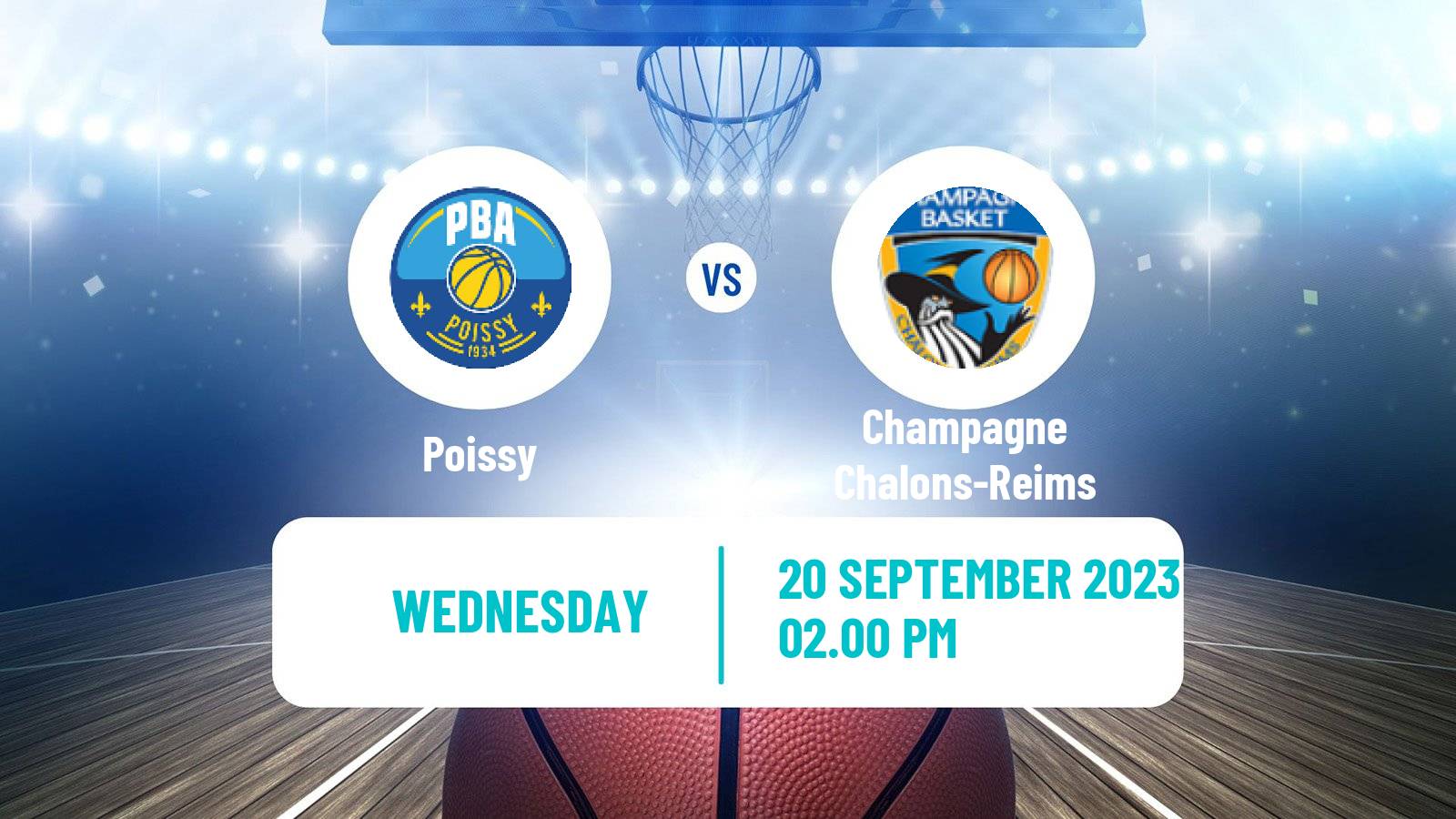 Basketball French Cup Basketball Poissy - Champagne Chalons-Reims
