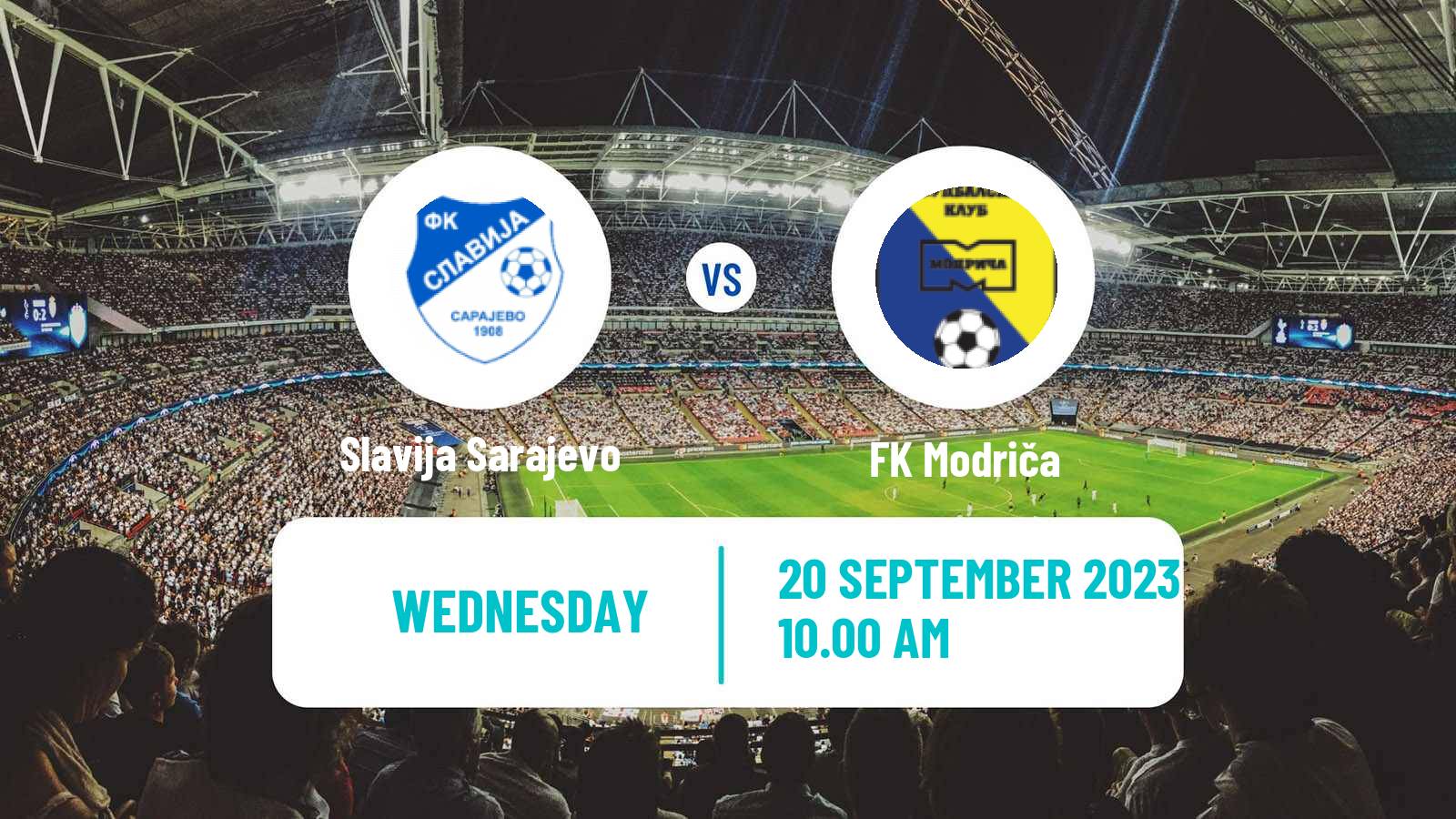 Soccer Bosnian Prva Liga RS Slavija Sarajevo - Modriča