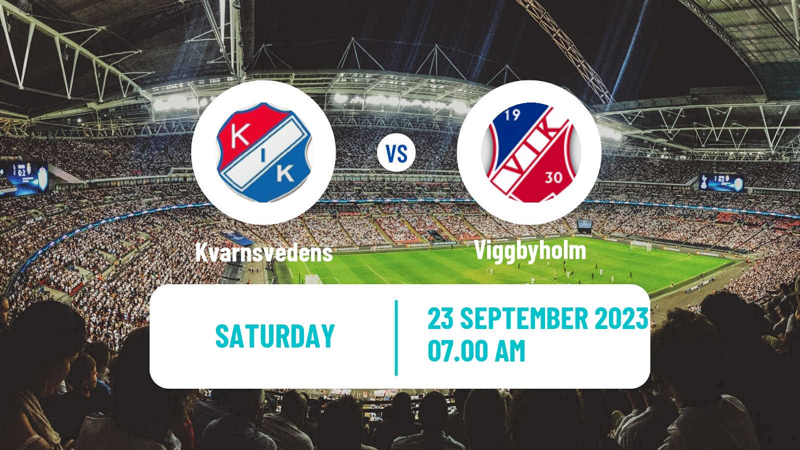 Soccer Swedish Division 2 - Norra Svealand Kvarnsvedens - Viggbyholm
